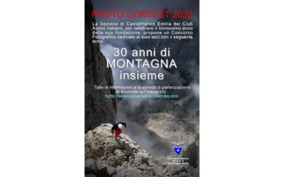 Al via il concorso fotografico “30 anni di Montagna Insieme”