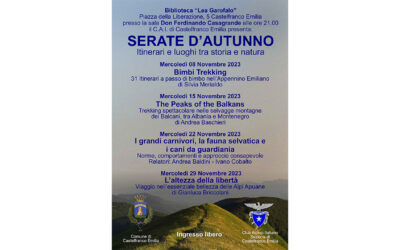 SERATE D’AUTUNNO 2023