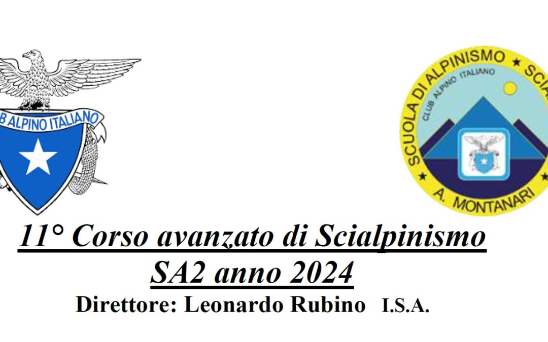 CORSO SCI-ALPINISMO AVANZATO 2024 (SA2)